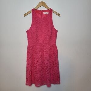 Trina Turk Lace Pink Dress Size S
